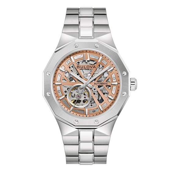 Orologio Bulova Uomo Octagonal automatico in Acciaio 96A351 - 96A351